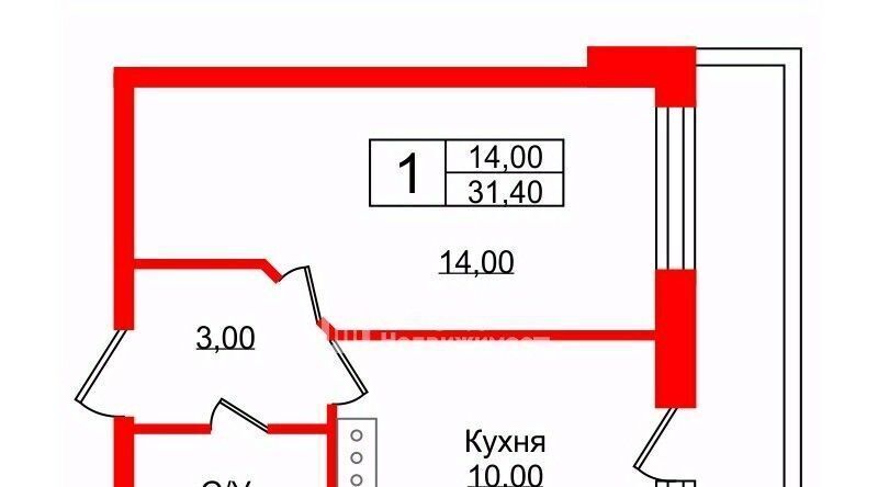 квартира р-н Всеволожский г Мурино ул Новая 13к/2 Девяткино фото 3