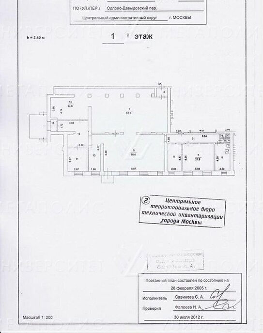 свободного назначения г Москва метро Проспект Мира пер Орлово-Давыдовский 1 муниципальный округ Мещанский фото 7