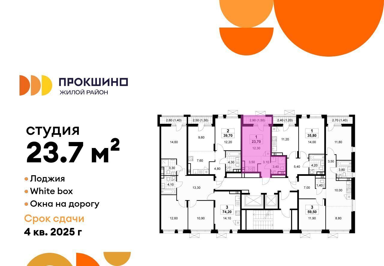 квартира г Москва п Сосенское ЖК Прокшино метро Ольховая к 10. 1.1 фото 2