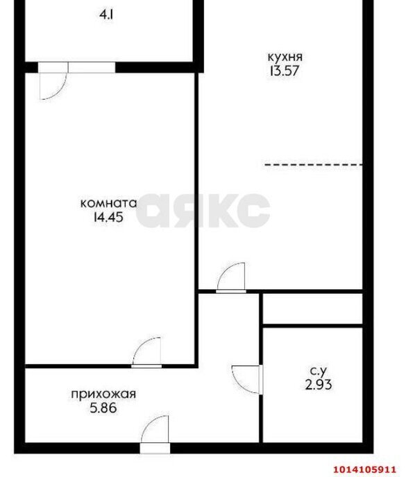 квартира г Краснодар ул Российская 267к/1 фото 4