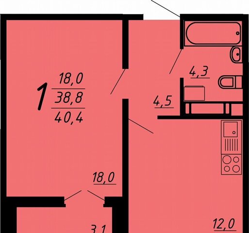 р-н Центральный ул Шишкова 140б ЖК «‎Яблоневые Сады» фото