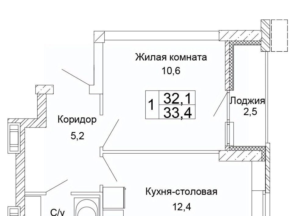 квартира г Волгоград р-н Кировский ЖК «Колизей» фото 1