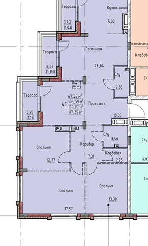 р-н Центральный ул Труда 187 ЖК «Грани» фото