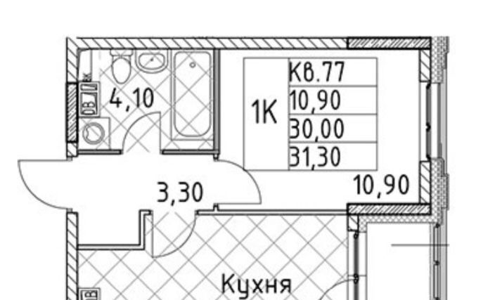 квартира г Санкт-Петербург метро Комендантский Проспект ул Планерная 99 фото 1