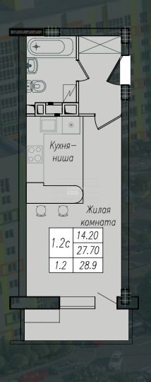 квартира г Курск р-н Сеймский ул Энгельса 158 Курск городской округ фото 1