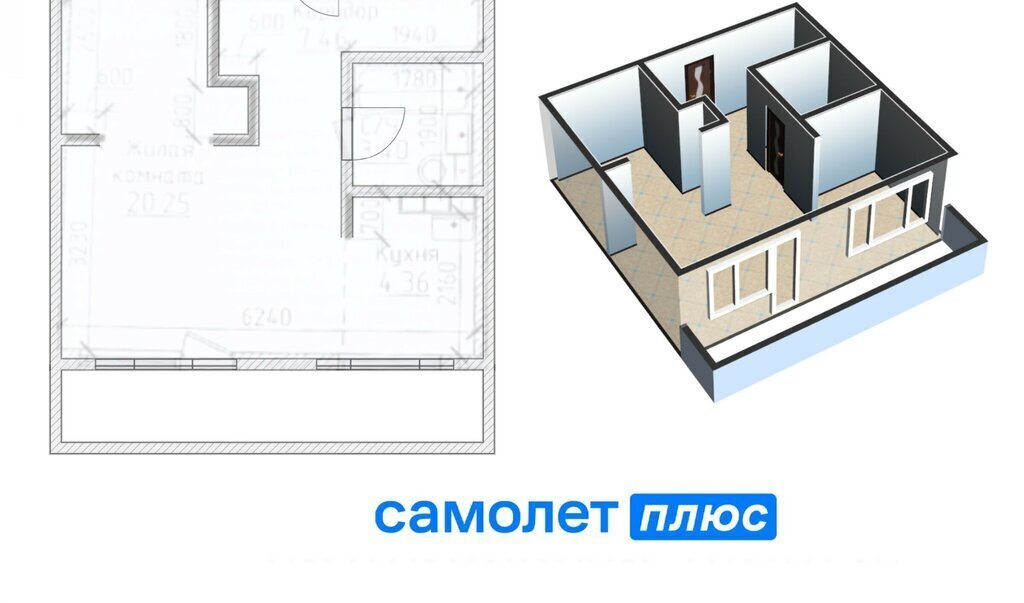 квартира г Кемерово р-н Рудничный ул Серебряный бор 12 фото 3