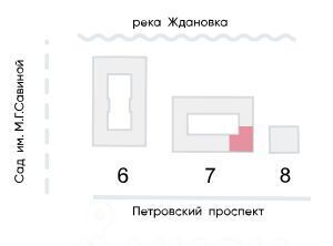 квартира г Санкт-Петербург метро Крестовский Остров пр-кт Петровский 9к/2 округ Петровский фото 2