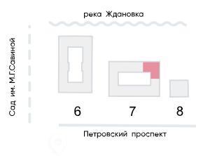 квартира г Санкт-Петербург метро Крестовский Остров пр-кт Петровский 9к/2 округ Петровский фото 2