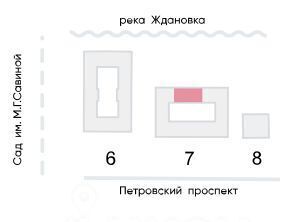 квартира г Санкт-Петербург метро Крестовский Остров пр-кт Петровский 9к/2 округ Петровский фото 2