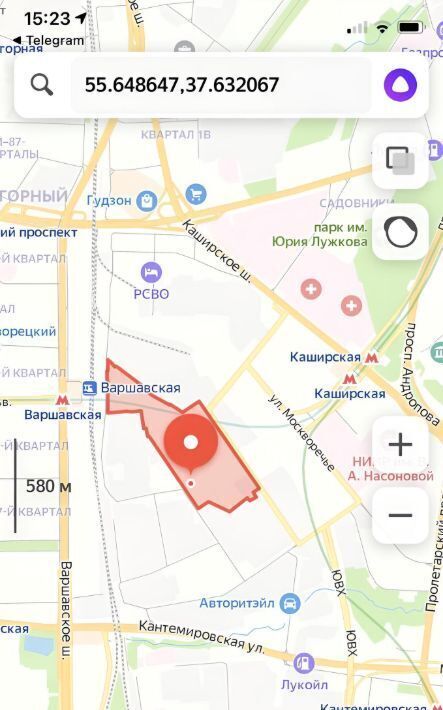 квартира г Москва метро Каширская ЖК Лайф Варшавская 6 муниципальный округ Москворечье-Сабурово фото 2