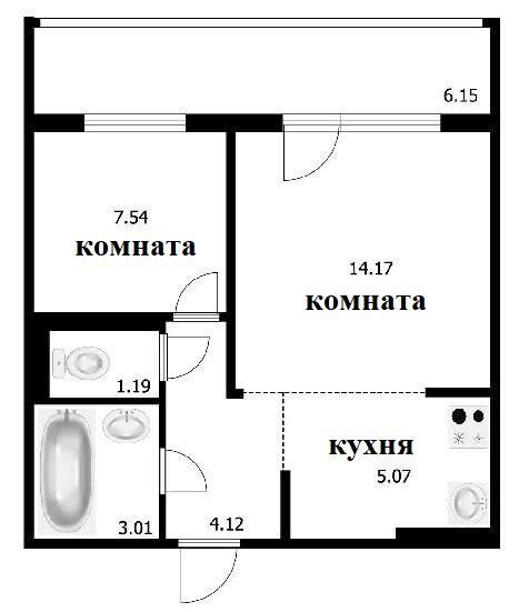 квартира р-н Томский п Зональная Станция ул Ягодная 3 Зональненское сельское поселение фото 10