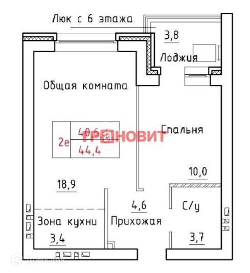 квартира р-н Новосибирский п Элитный ул Венская 11 Мичуринский сельсовет фото 10