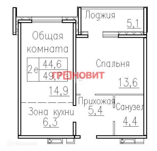 квартира р-н Новосибирский п Элитный ул Венская 12 Мичуринский сельсовет фото 10