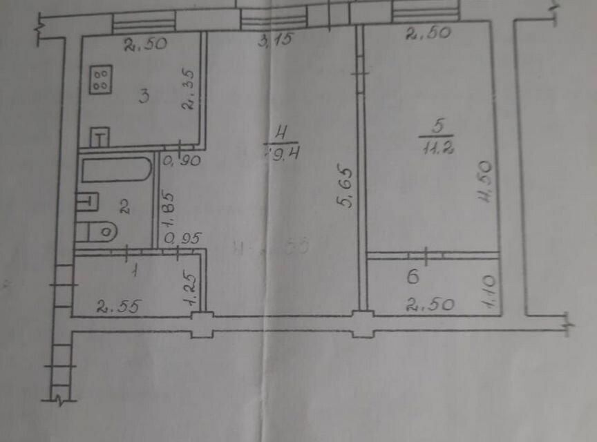 квартира г Волгоград р-н Тракторозаводский пр-кт им. В.И. Ленина 177 городской округ Волгоград фото 9