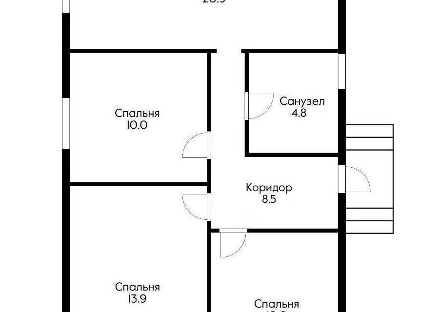 дом р-н Динской п Южный ул Лазаревская 8 Южно-Кубанское сельское поселение фото 3