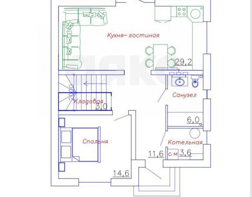 дом г Краснодар р-н Прикубанский Краснодар городской округ, Эль Греко, 87/1 фото 3