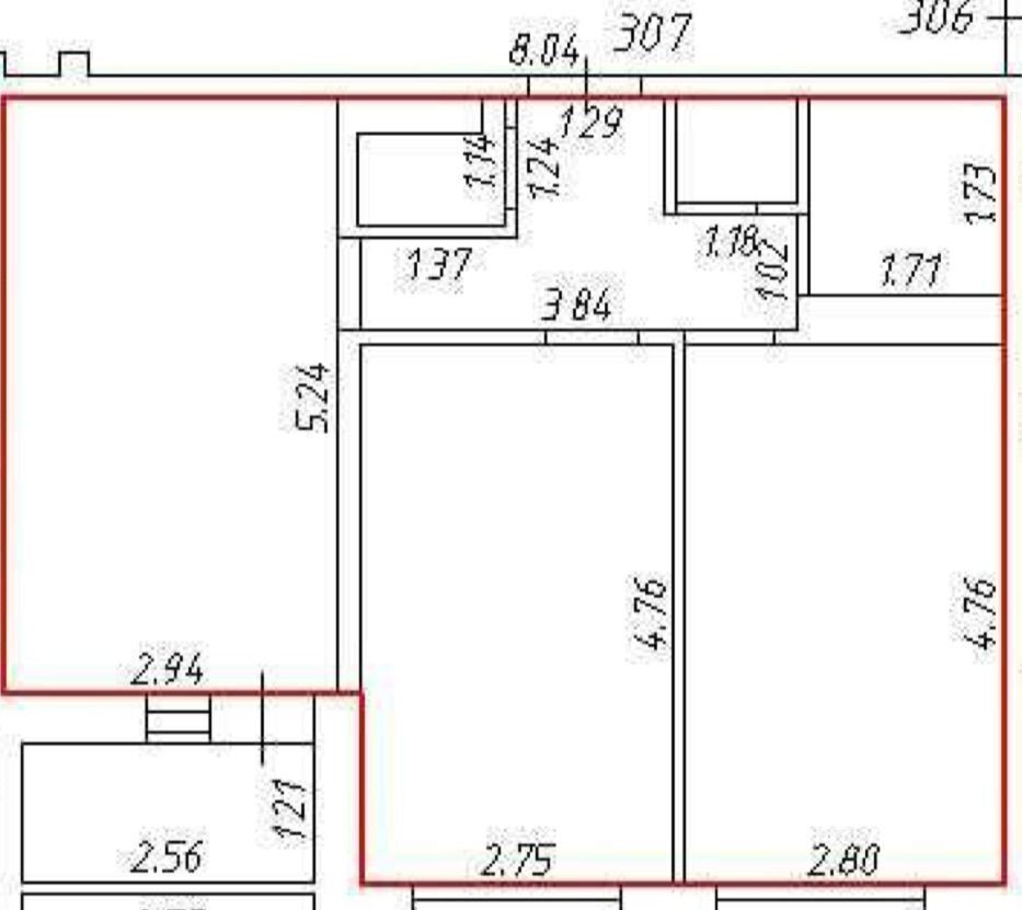 квартира г Краснодар р-н Центральный ул Старокубанская 2/4к 2 фото 15