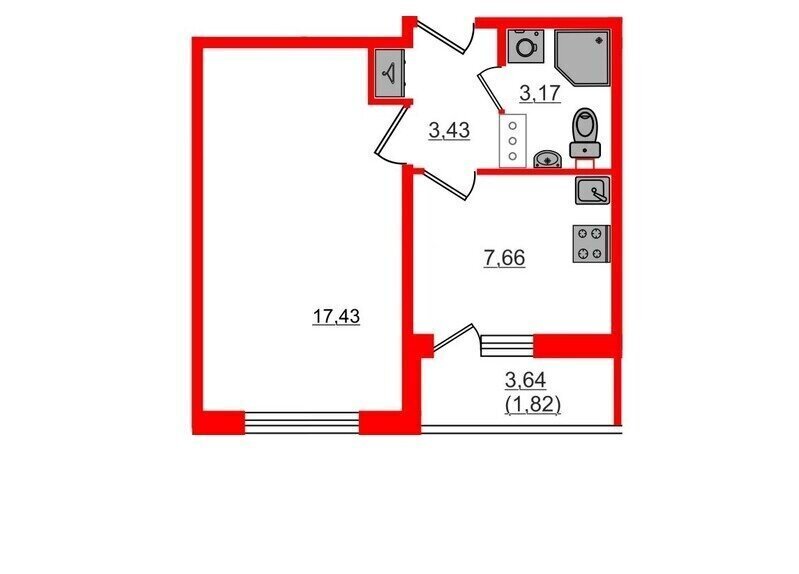 квартира р-н Всеволожский г Кудрово ул Центральная 52 Улица Дыбенко фото 2