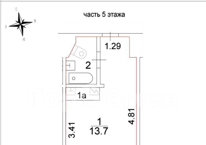 квартира г Москва метро Окружная проезд Гостиничный 8к/1 муниципальный округ Марфино фото 6