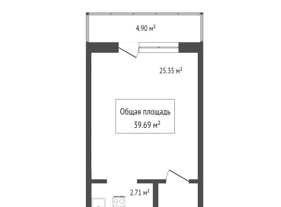 квартира г Новосибирск р-н Октябрьский Золотая Нива ул Виталия Потылицына 11/1 фото 22