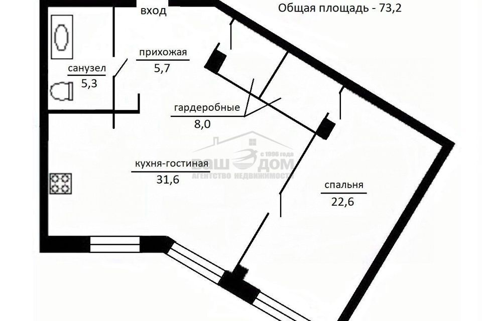 квартира г Санкт-Петербург пр-кт Королёва 63/2 Приморский фото 9