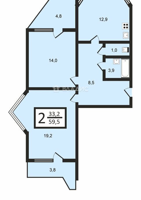 квартира г Одинцово Баковка ш Можайское 165 фото 15