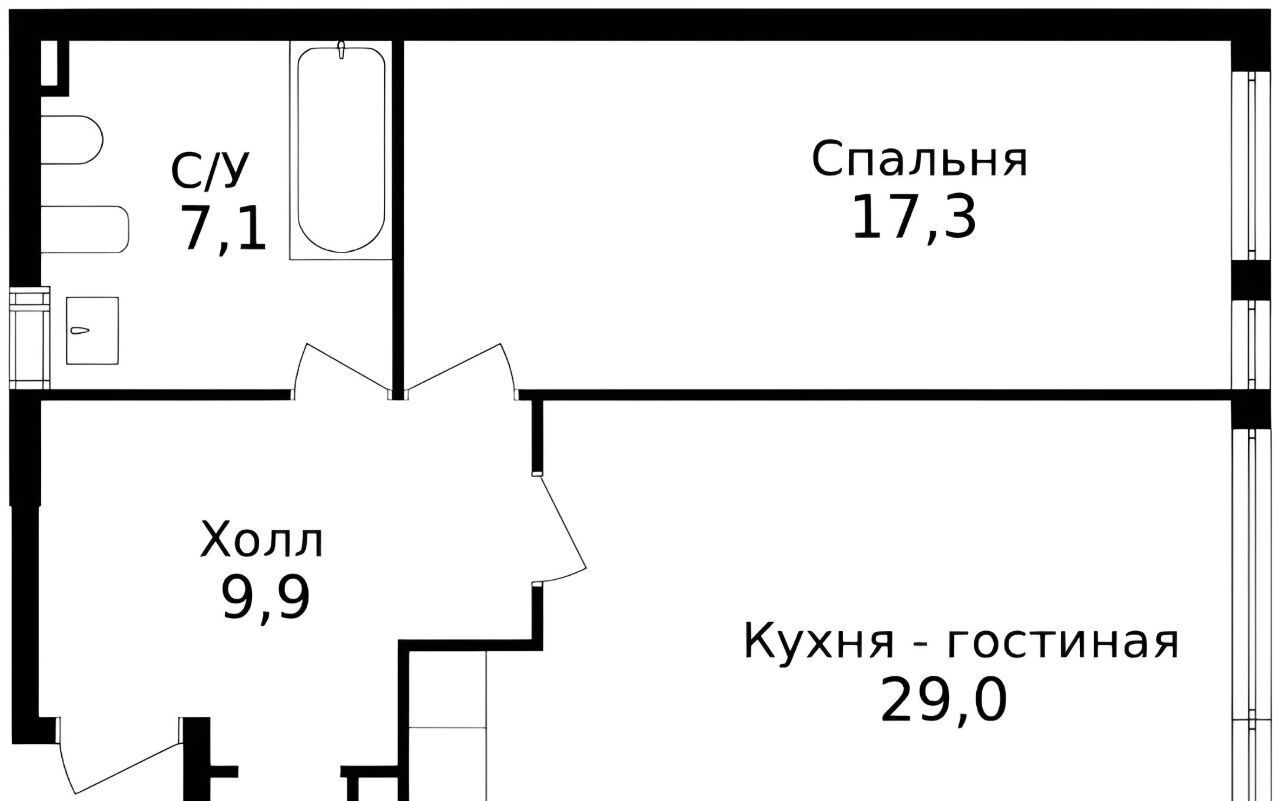 квартира г Москва Зюзино ул Херсонская 43к/5 ЖК ONYX Deluxe муниципальный округ Черёмушки фото 2