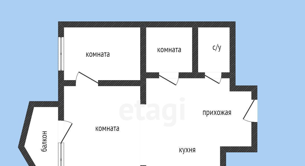 квартира г Владивосток р-н Первомайский ул Сочинская 1 фото 46