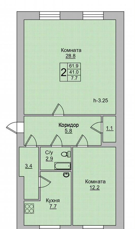 квартира г Ростов-на-Дону р-н Пролетарский Нахичевань ул 21-я линия 9 фото 20