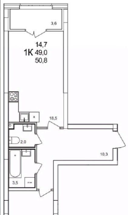 квартира г Нижний Новгород Горьковская ЖК КМ Анкудиновский Парк 47 д. Анкудиновка фото 1
