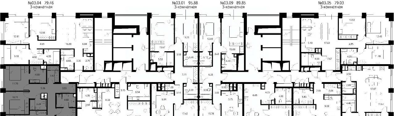 квартира г Москва метро Трикотажная ш Волоколамское 95/1к 9 муниципальный округ Покровское-Стрешнево фото 2