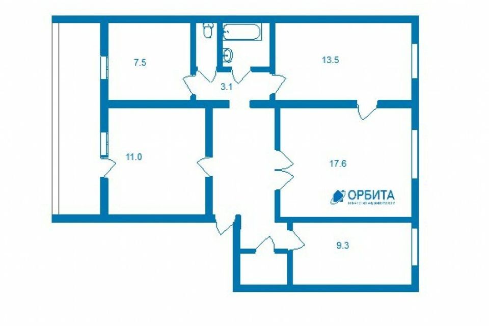 квартира г Тюмень ул Барнаульская 42 Тюмень городской округ фото 8