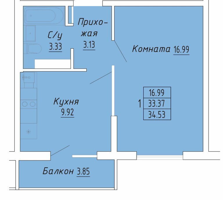 квартира г Судак жилой комплекс Бирюзовый квартал фото 1