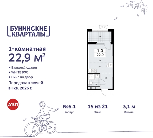 п Сосенское ЖК Бунинские Кварталы пр-кт Куприна 2 Сосенское, Ольховая, Бунинская аллея фото