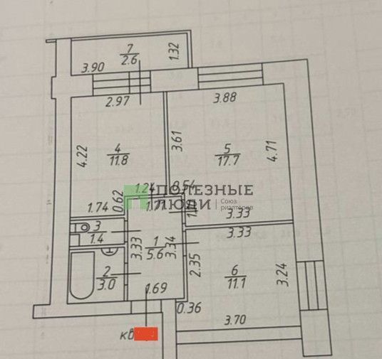 квартира г Набережные Челны р-н Автозаводский б-р Автомобилестроителей 13 фото 16