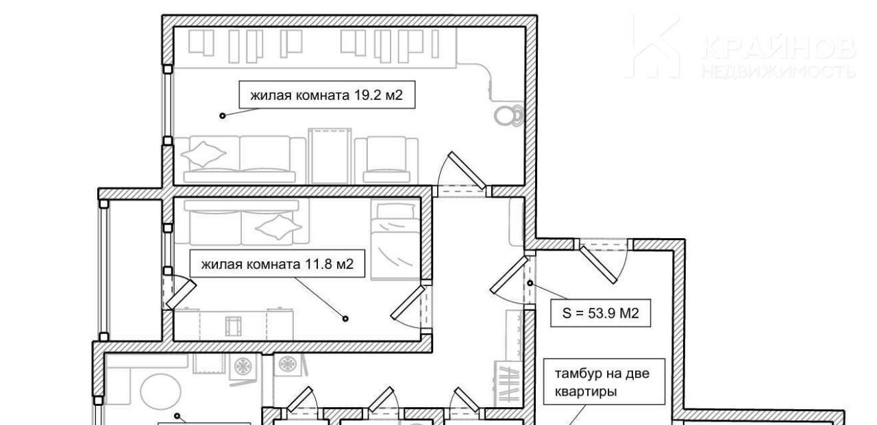 квартира г Воронеж р-н Коминтерновский ул Владимира Невского 15а фото 20