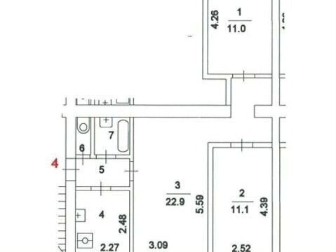 квартира г Москва метро Третьяковская пер Вишняковский 23/25 фото 2