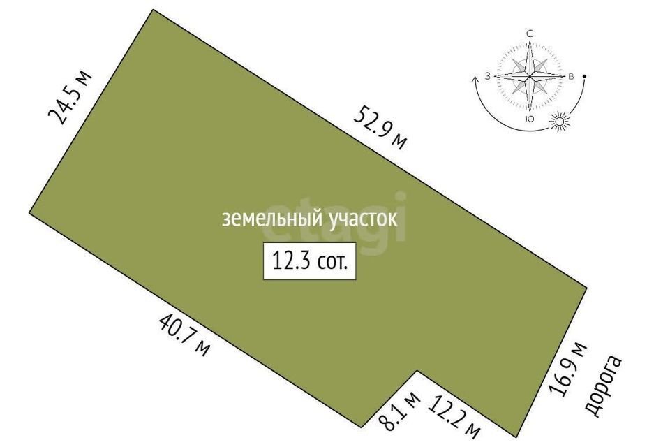 земля р-н Альметьевский с Новое Надырово ул Полевая 2 фото 6