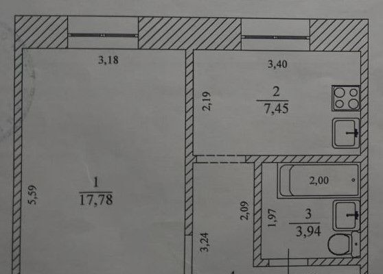 квартира г Ульяновск р-н Заволжский ул Солнечная 8 фото 14