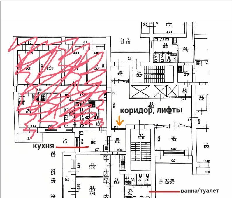 комната г Санкт-Петербург метро Пионерская аллея Поликарпова 4к/1 фото 33