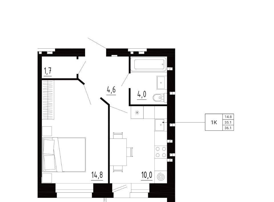 квартира р-н Орловский д Образцово фото 1