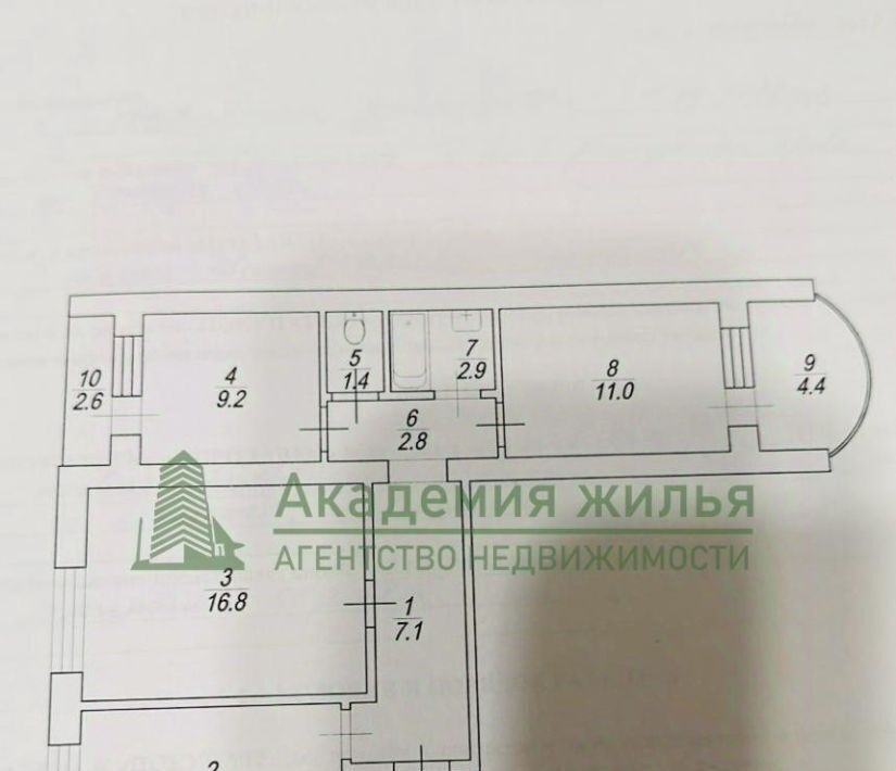 квартира г Саратов р-н Октябрьский ул Астраханская 50/60 фото 11