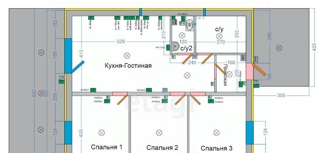 дом р-н Белоярский д Гусева ул Чапаева 7в Гуси Клаб кп фото 40