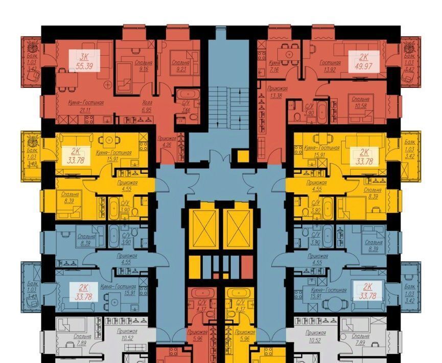 квартира г Красноярск р-н Кировский ул Семафорная фото 2