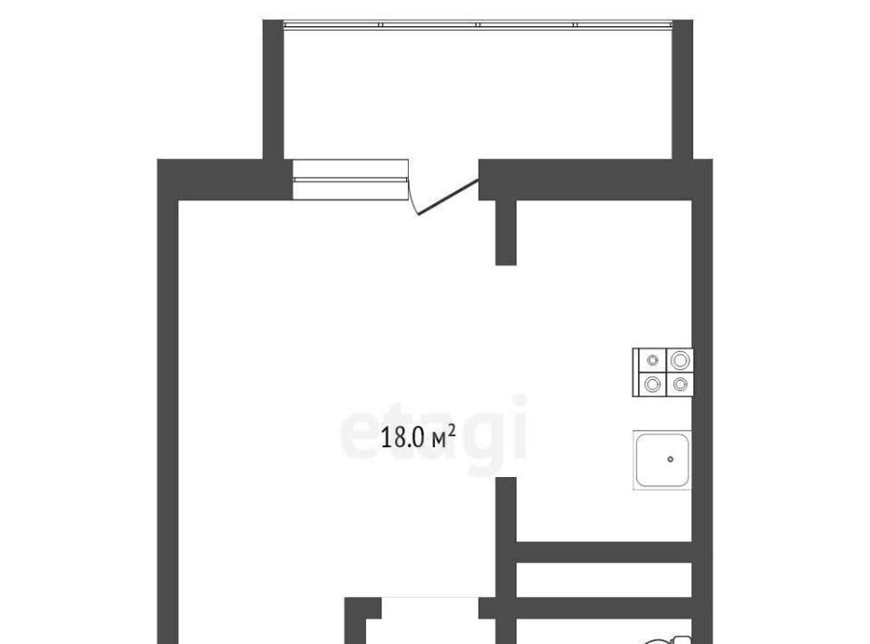 квартира г Тюмень р-н Ленинский Мыс ул Судоремонтная 29к/2 фото 3