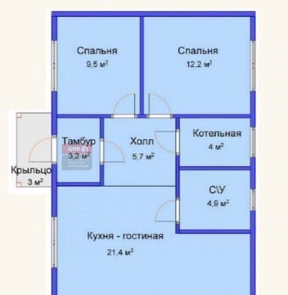 дом р-н Рязанский с пос, садоводческое товарищество, Полянское, Ветеран-3 фото 2