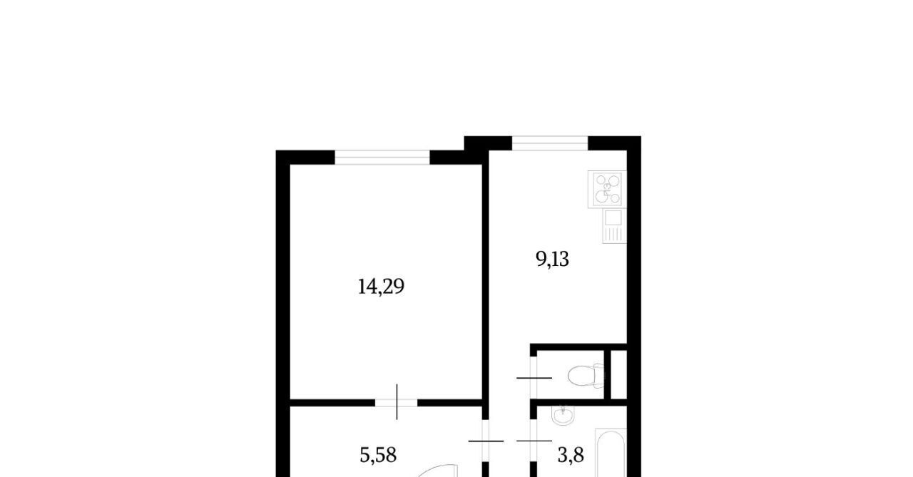 квартира г Москва метро Улица Горчакова ул Адмирала Лазарева 35 фото 2