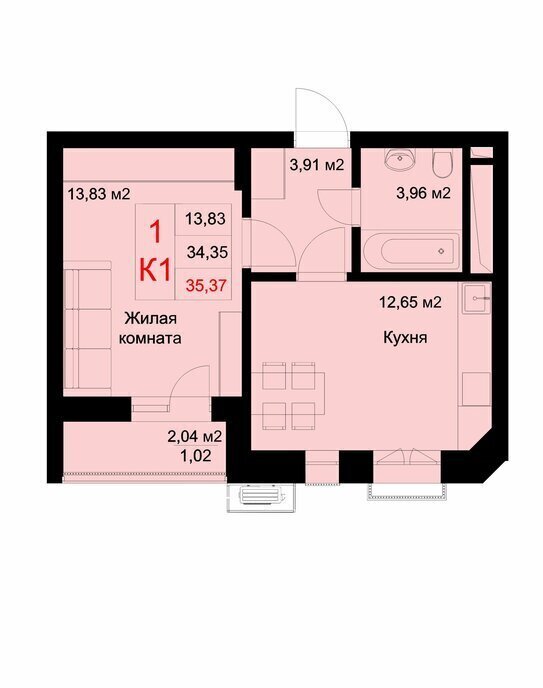 квартира г Казань р-н Приволжский ул Рауиса Гареева 78б Проспект Победы фото 1