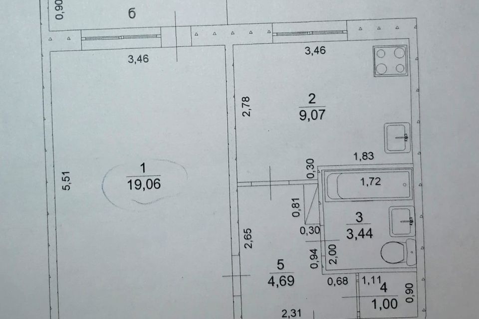 квартира г Ульяновск р-н Заволжский пр-кт Академика Филатова 13 городской округ Ульяновск фото 9