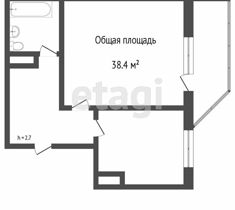 квартира г Улан-Удэ р-н Октябрьский ул Ключевская 60б/4 фото 1